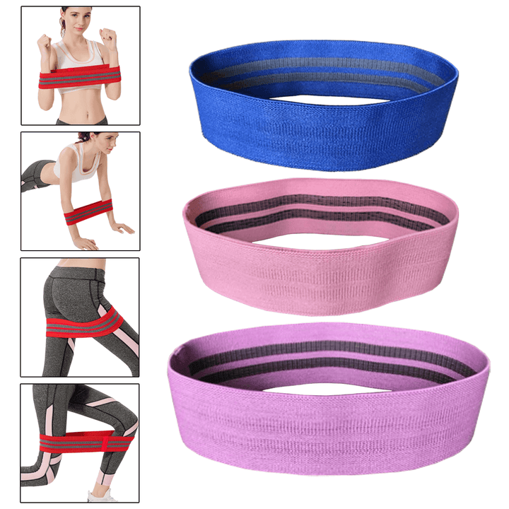 Resistance Band Booty Loop Hip Booty Leg Exercise Circle Workout Bands Elastic Fitness - Trendha