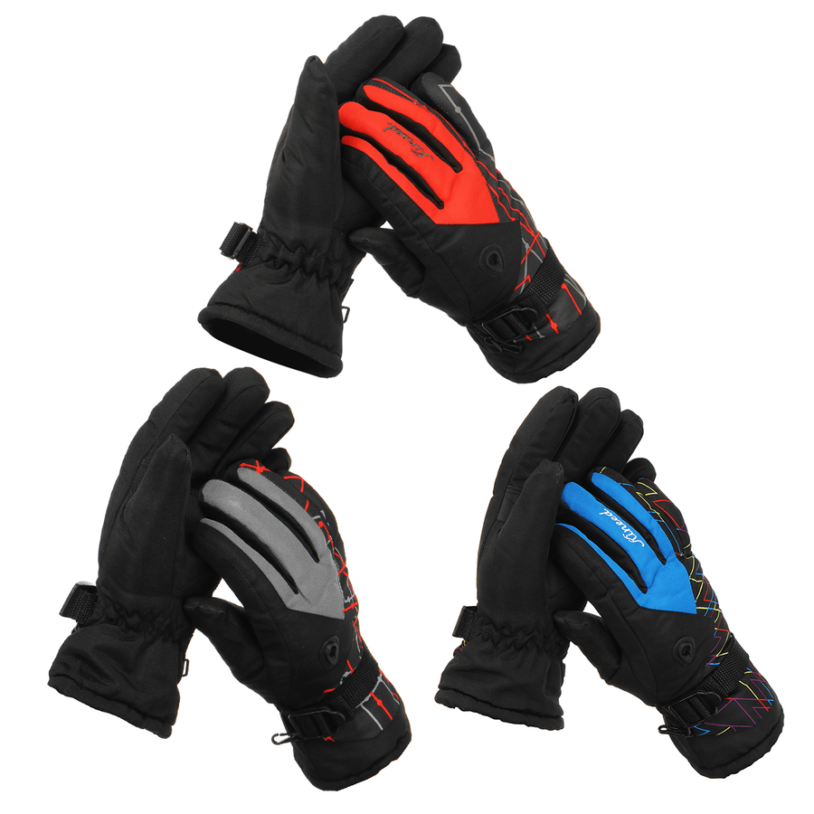 Winter Warm Velvet Gloves Touch Screen Waterproof Windproof Riding Cycling Skiing Climbing Gloves - Trendha