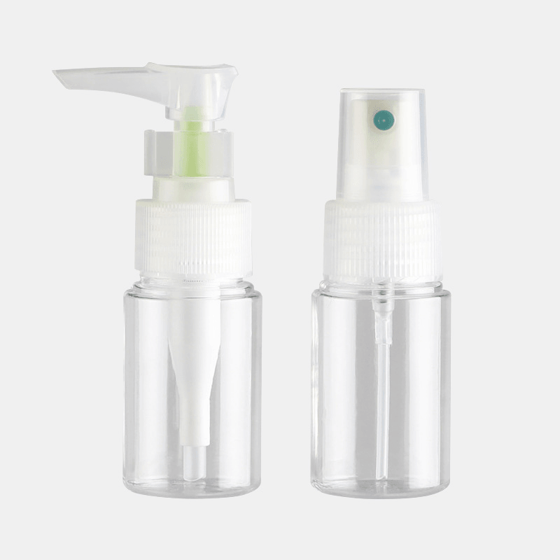 2Pcs 20Ml Transparent Plastic Spray Bottle Set Squeeze Hose Bottle Lotion Moisturizing Cream Sub-Bottle - Trendha