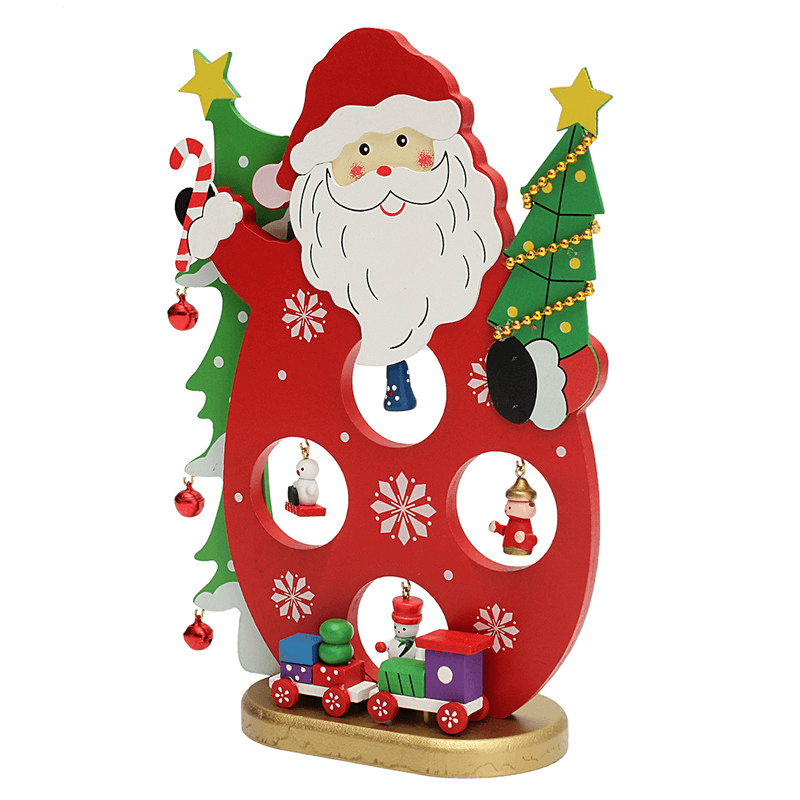 Christmas Party Home Decoration Santa Claus Snowman Table Ornaments Toys for Kids Children Gift - Trendha