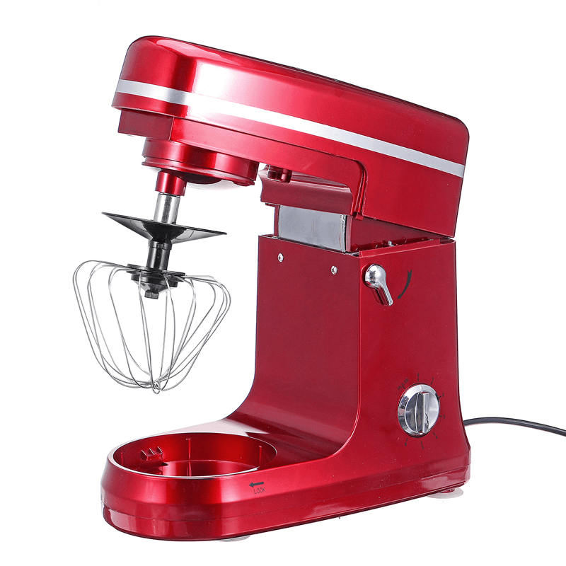 1000W 5L Multifunctional Electric Food Stand Blender Mixer Kneading Dough Machine 6 Speed Tilt-Head Stainless Steel Table Egg Beater - Trendha
