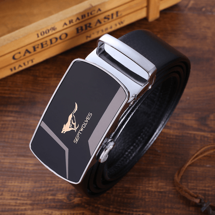 4Pcs/ Set Men Wristwatch Set PU Leather Strap Quartz Watch + Sunglasses + Belt + Wallet Business Gift - Trendha