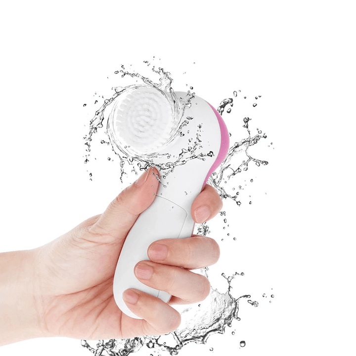 5 in 1 Electric Facial Cleaning Massager SPA Facial Cleaning Brush Household Beauty Instrument for Face Care - Trendha