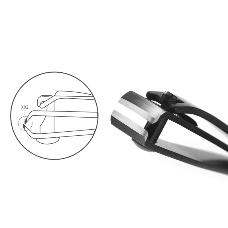 Stainless Steel Black Large Nail Clippers for Trimming Hands and Feet Nails Creative Nail Clipper - Trendha