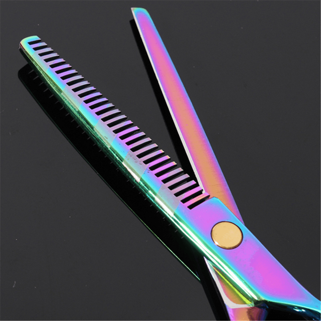 3 Pcs/Set Professional Stainless Steel Hair Cutting Thinning Scissors Barber Tool Hair Scissor Comb Set Hairdressing Shears Kit - Trendha