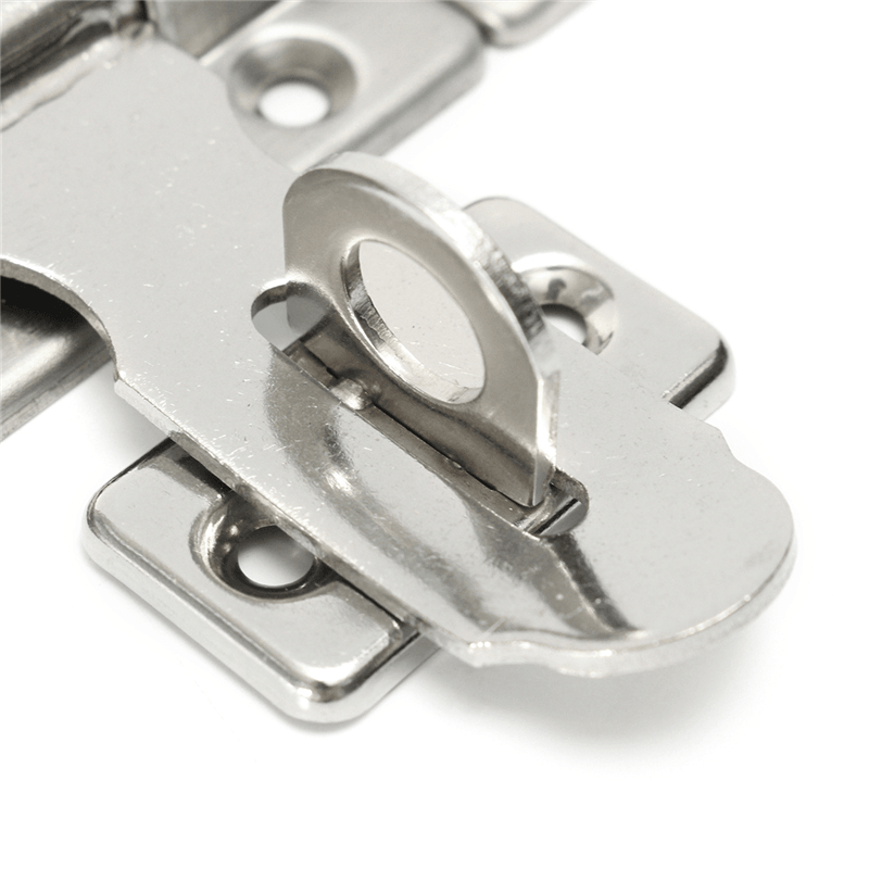 3.7 Inch Stainless Steel Hardware Door Lock Bolt Latch Padlock Clasp Catch Plate Set - Trendha