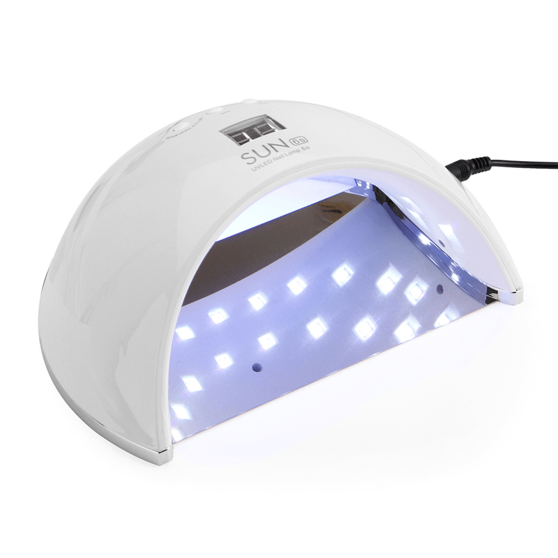 48W SUN6 LED UV Nail Lamp Light Gel Polish Cure Nail Dryer UV Lamp US/EU Plug - Trendha