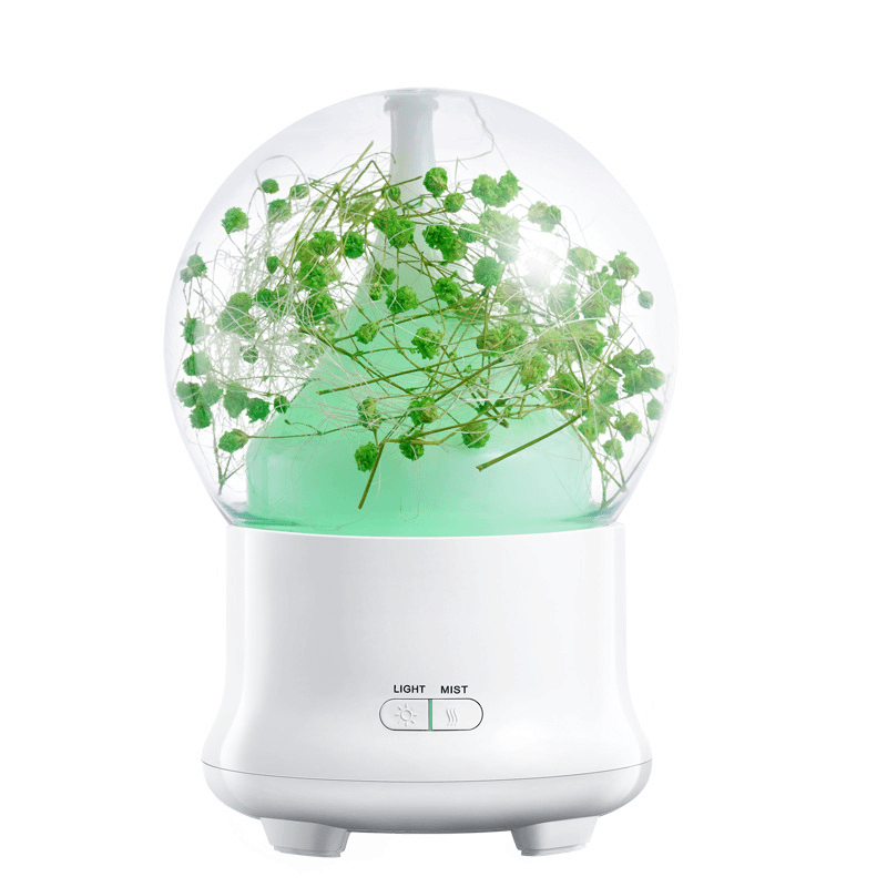 4 Colors Immortal Flower Mini Aroma Humidifier Essential Oil SPA Diffuser Purifier Atomizer - Trendha