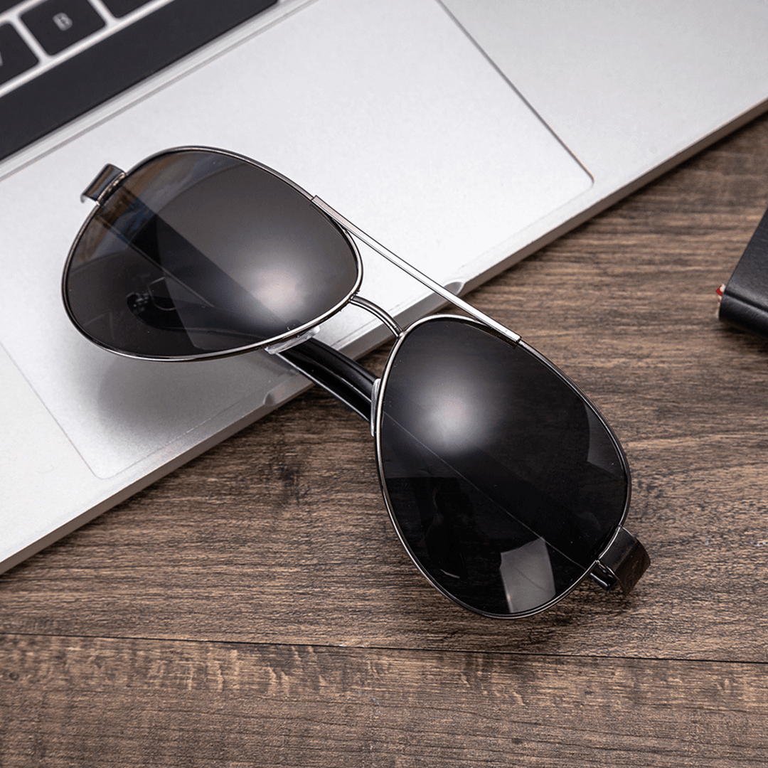 3PCS Men'S Fashion Gift Set Business Style Quartz Watch+Wallet +Sunglasses Set - Trendha