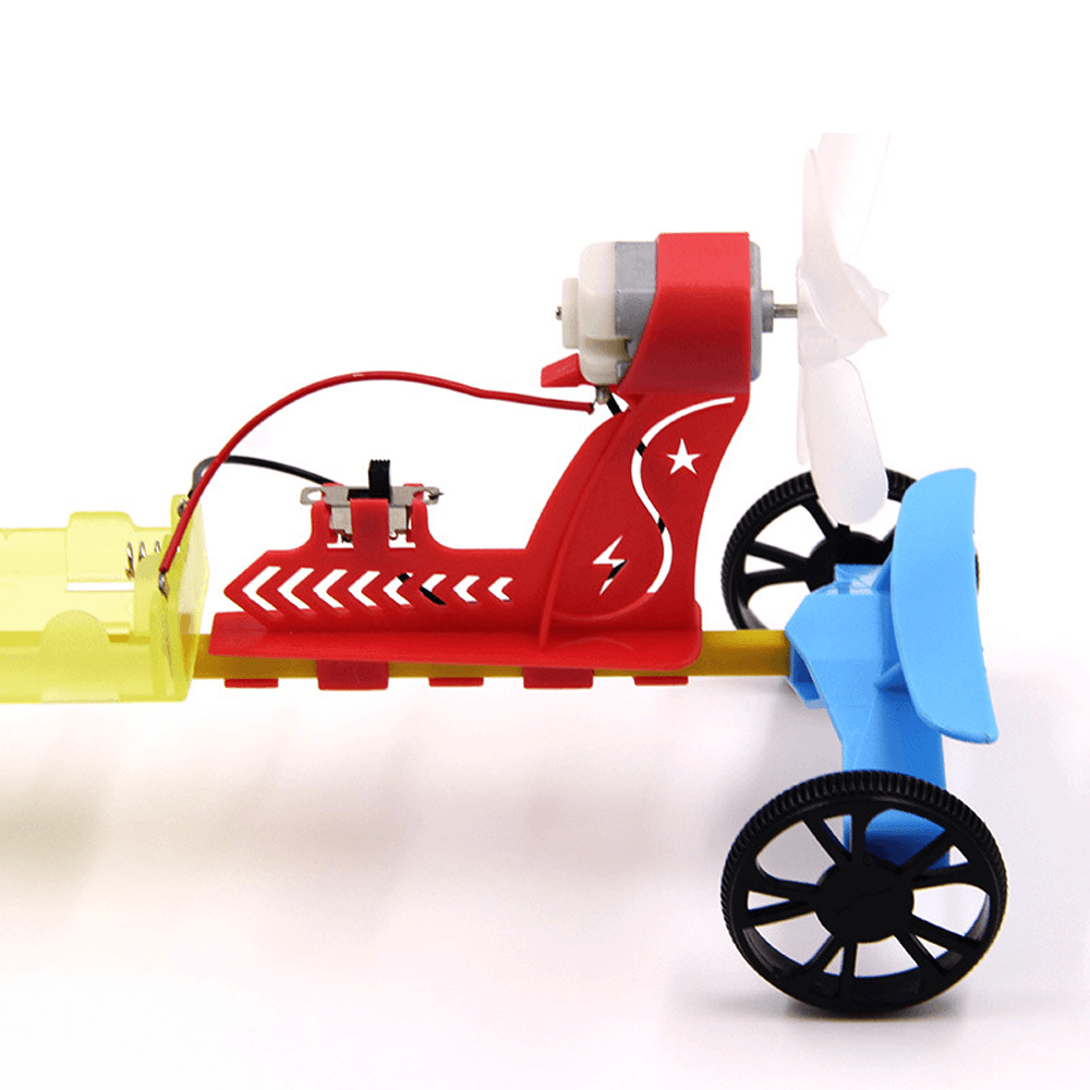 F1 Air Slurry Electric Racing Car Wind Tricycle DIY Toy Series Technology Assembly Model Toy for Kids Learning Gift - Trendha