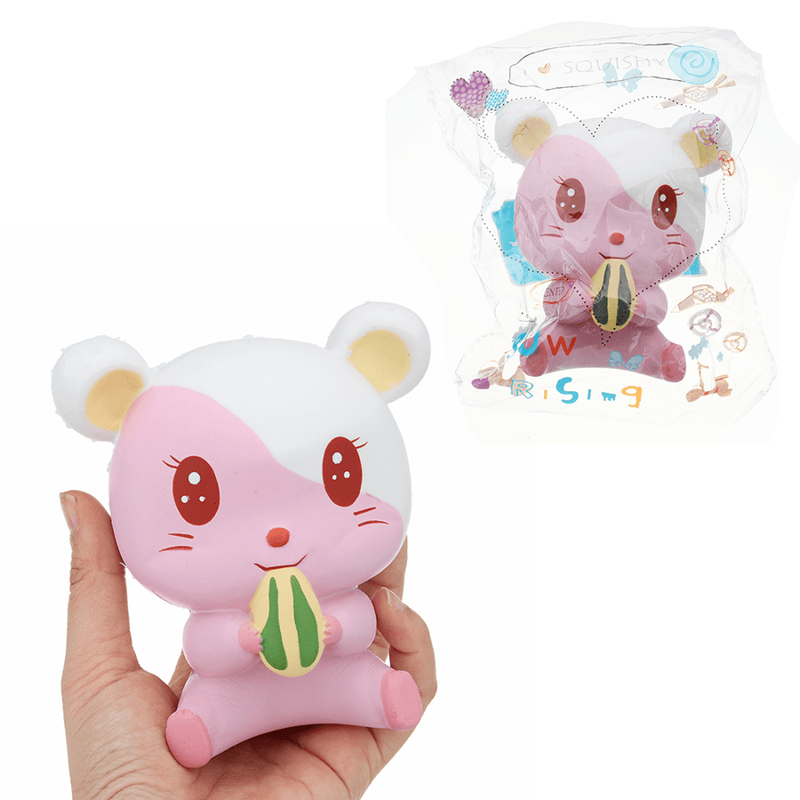 Hamster Squishy 12*11CM Slow Rising with Packaging Collection Gift Soft Toy - Trendha