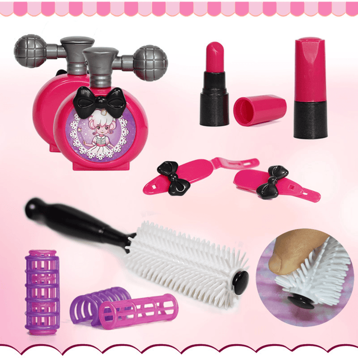 Makeup Toys for Girls Play Makeup Brushes Set House Play Developmental Toy Gift - Trendha