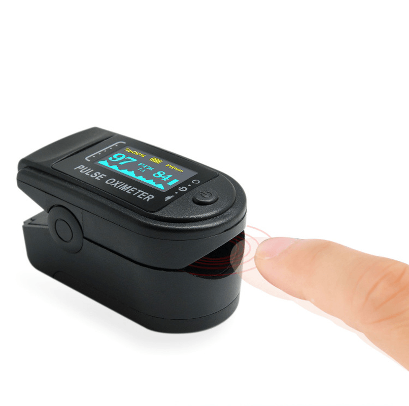 Finger-Clamp Pulse Oximeter Finger Oxygen Saturometro Pulse Rate Monitor Spo2 PR Monitor - Trendha