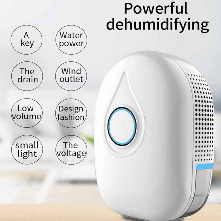 25W Portable Mini Dehumidifier Air Dryer Drying Moisture Dehumidification Machine Low Noise for Home Office - Trendha