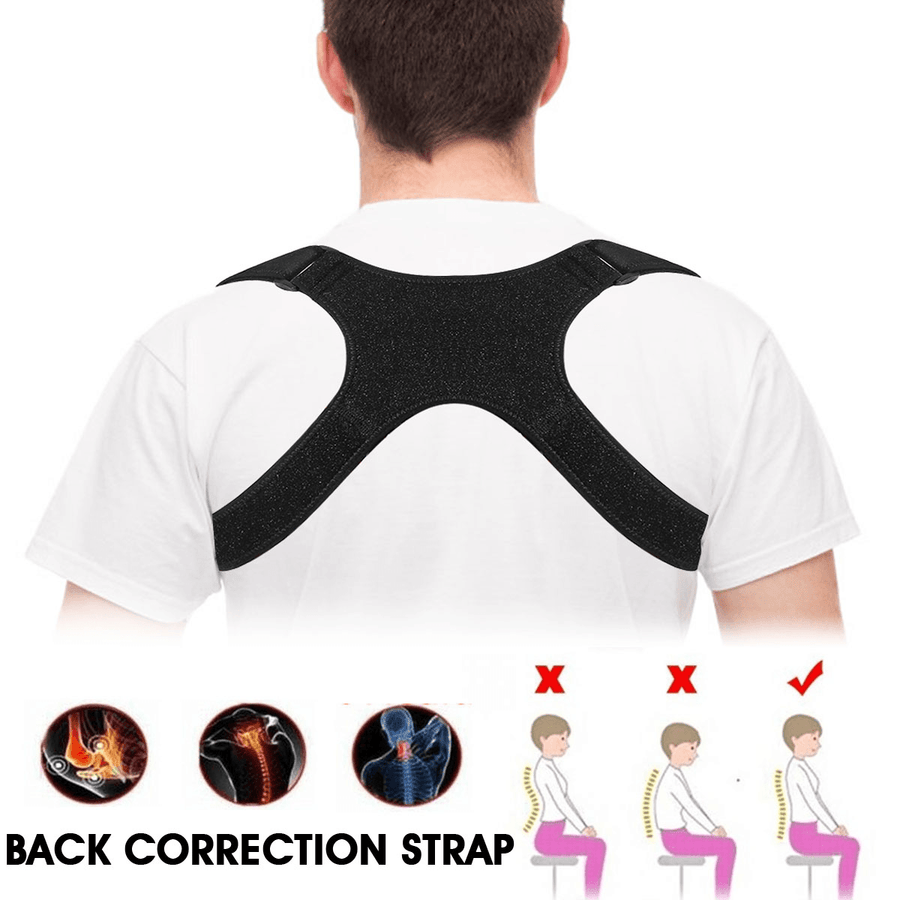Posture Trainer Holder Shoulder Support Corrector for Straight Back Pain Relief - Trendha