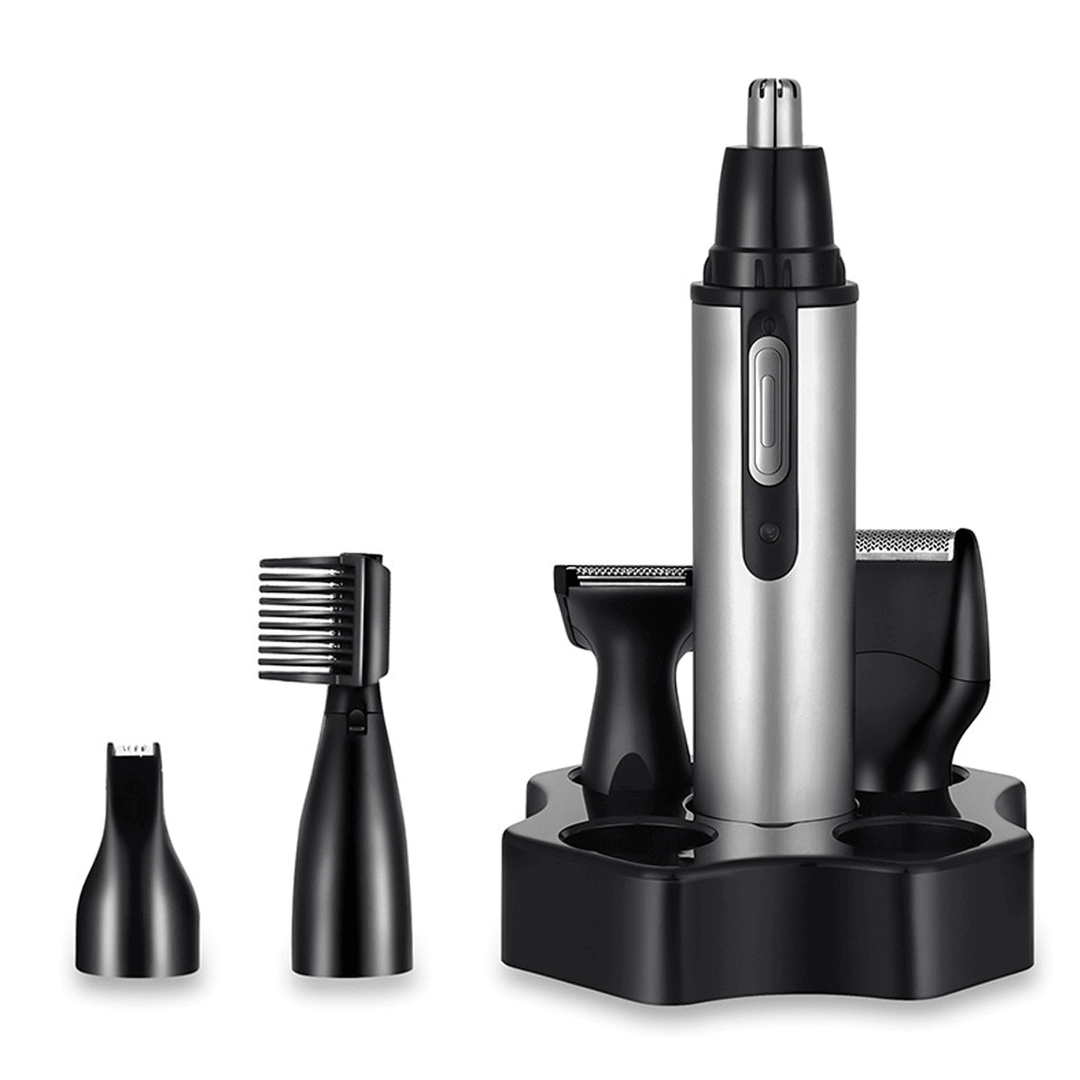5 in 1 Men Hair Clippers Trimmer Cordless Rechargeable Nose Ear Beard Trimmer Shaver Set - Trendha