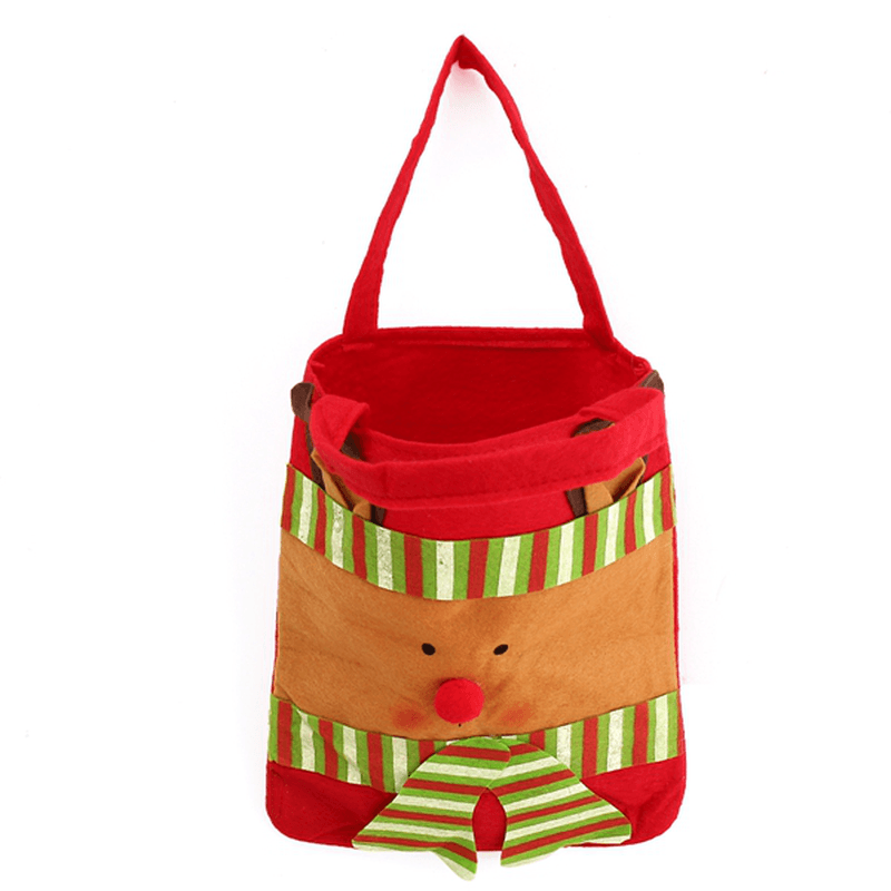 Christmas Santa Claus Snowman Decoration Xmas Gift Bag Candy Pouch Stocking Bag - Trendha