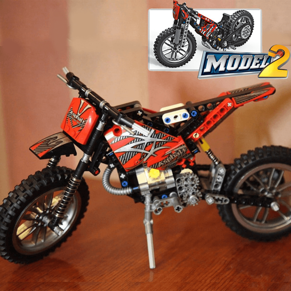 Decool Technic City Moto Cross Bike with Box Building Blocks Toys Bricks Classic Model Kids Toy Children Gift - Trendha