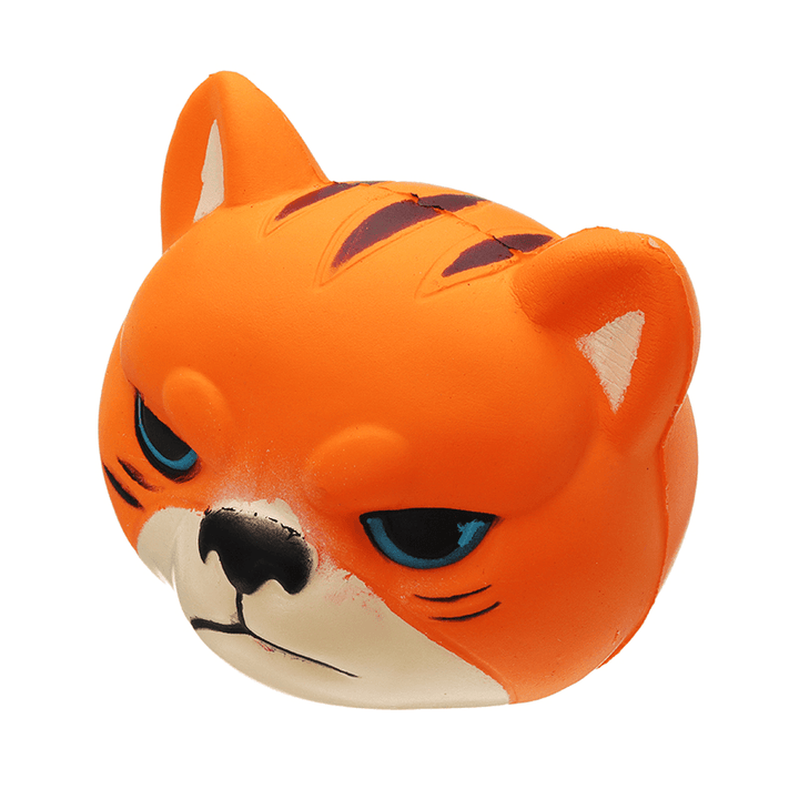 Tiger Squishy 8*7*6.5Cm Slow Rising with Packaging Collection Gift Soft Toy - Trendha