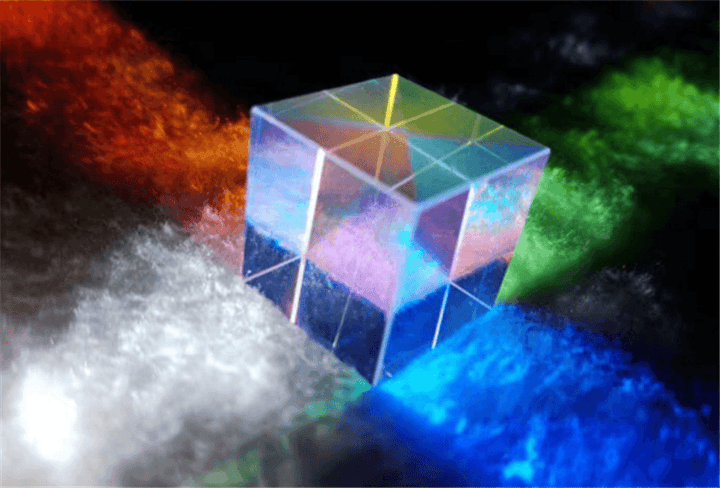 15Mm Cube Combination Prism Light Cube Six-Sided Bright Beam Splitting Prism Toys - Trendha