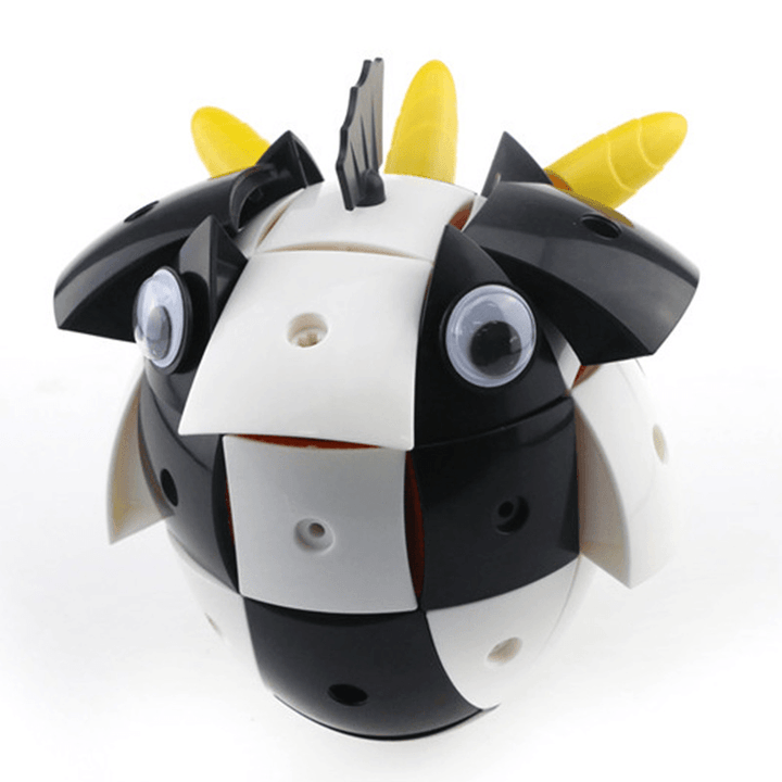 Parcae NS002 90PCS Magnetic Magic Wisdom Ball Black White Penguin Blocks Various Deformation Toys - Trendha