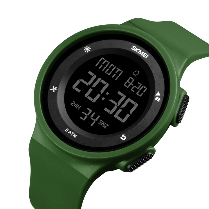 SKMEI 1445 Fashion Silicone Waterproof LED Outdoor Sport Digital Watch - Trendha