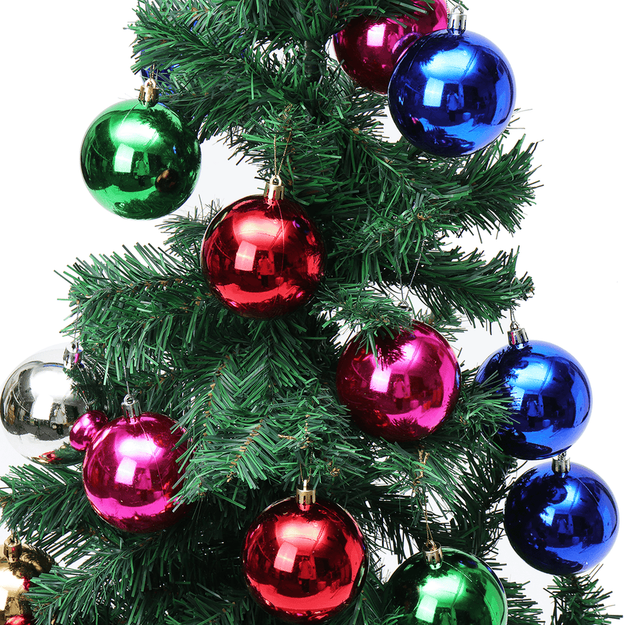 24PCS Merry Christmas Tree Decoration Xmas Balls Ornaments Party Wedding Gift - Trendha