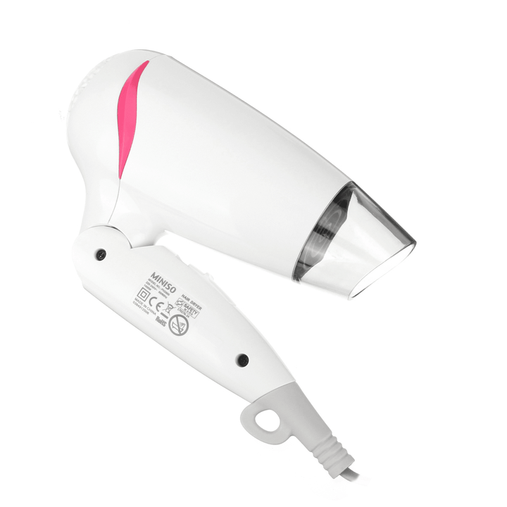 MINISO 1400W Portable Hair Dryer Folding Blow Dryer Mini Lightweight Hair Tools - Trendha
