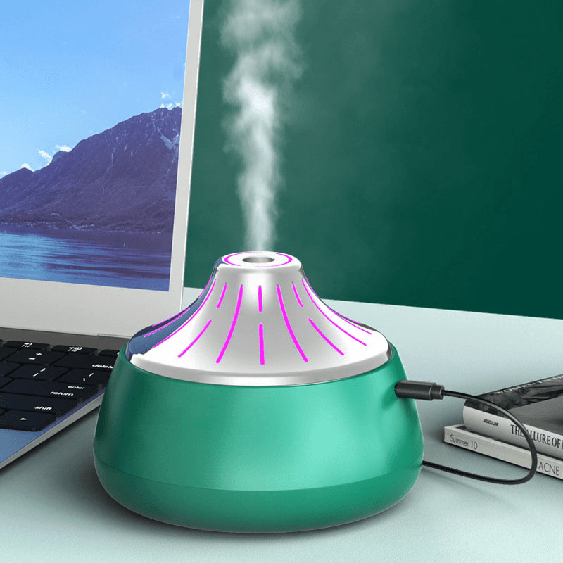 X9 Mini USB Air Humidifier with Colorful Lights 2W 2Gear 200Ml Capacity 35-40Ml/H Low Noise for Home Office - Trendha