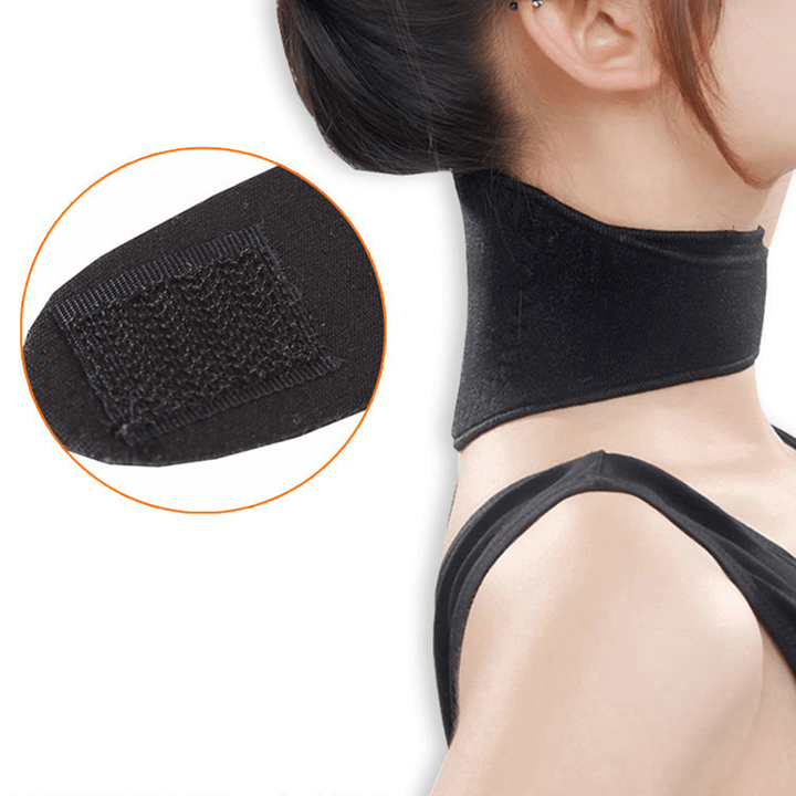 1Pcs Neck Support Massager Tourmaline Self-Heating Neck Belt Protection Spontaneous Heating Belt Body Massager - Trendha