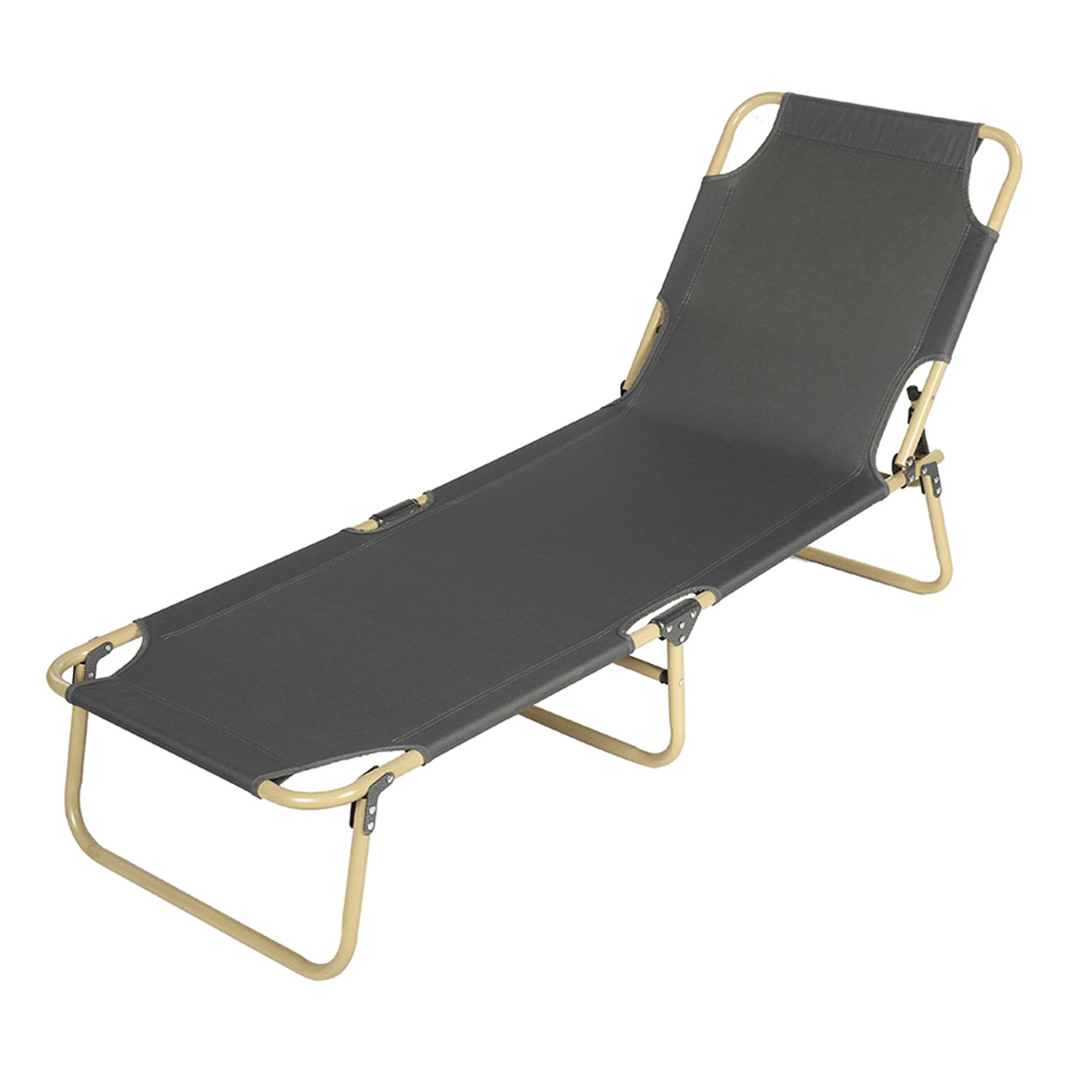 173X56X30Cm Portable Fold up Guest Foldable Folding Bed Recliner Travel Outdoor - Trendha