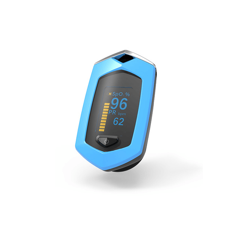 Finger Pulse Oximeter Pulsioximetro Spo2 PR OLED Rechargeable Oximeter Heart Rate Monitor - Trendha