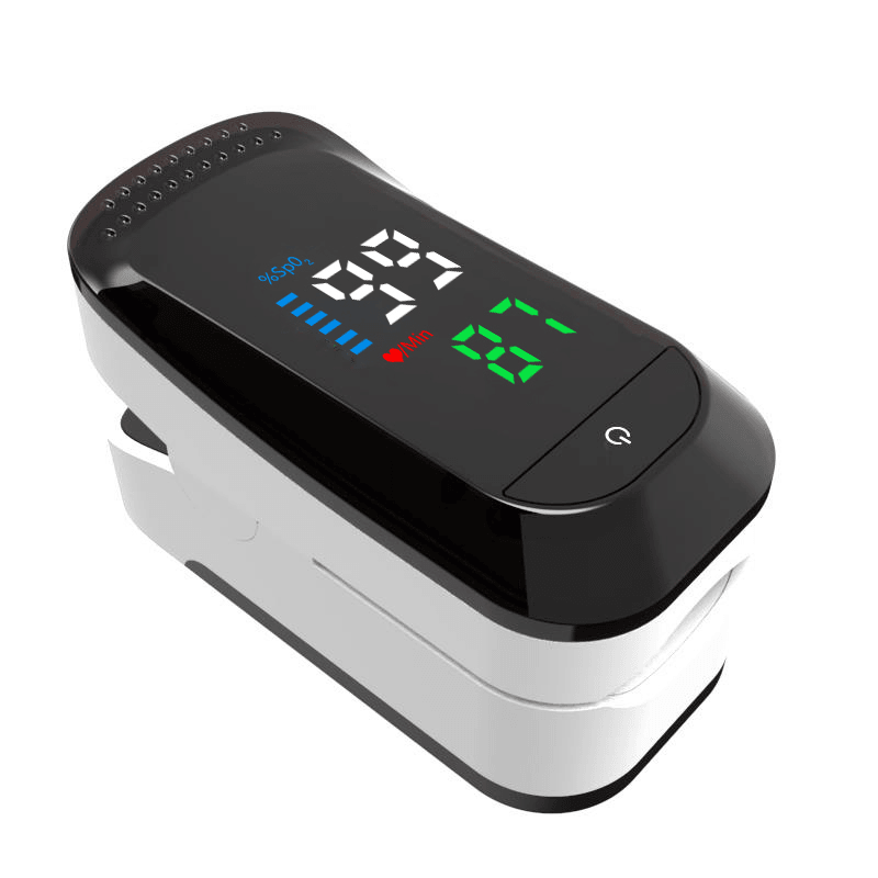 LED Fingertip Spo2 Pulse Oximeter Portable Blood Oxygen Saturation Monitor Heart Rate Monitor - Trendha