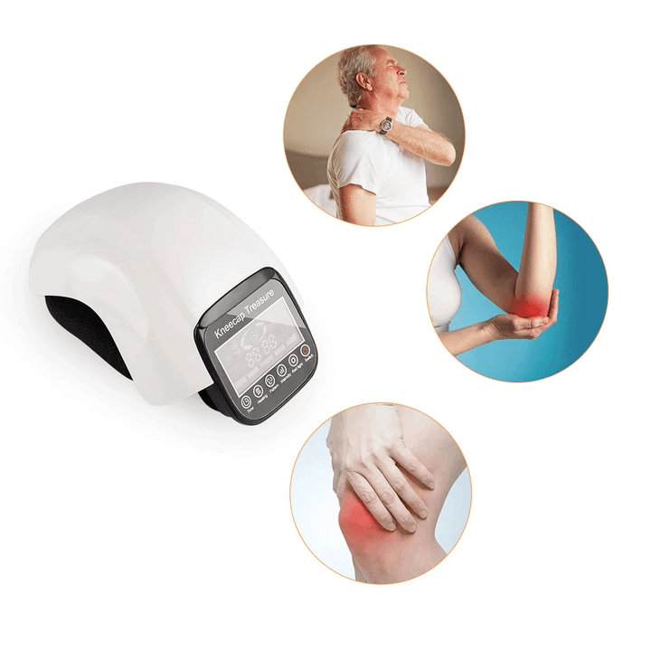 Electric Infrared Heating Knee Massager Air Pressure& Vibration Physiotherapy Instrument Knee Massage Rehabilitation Pain Relief - Trendha