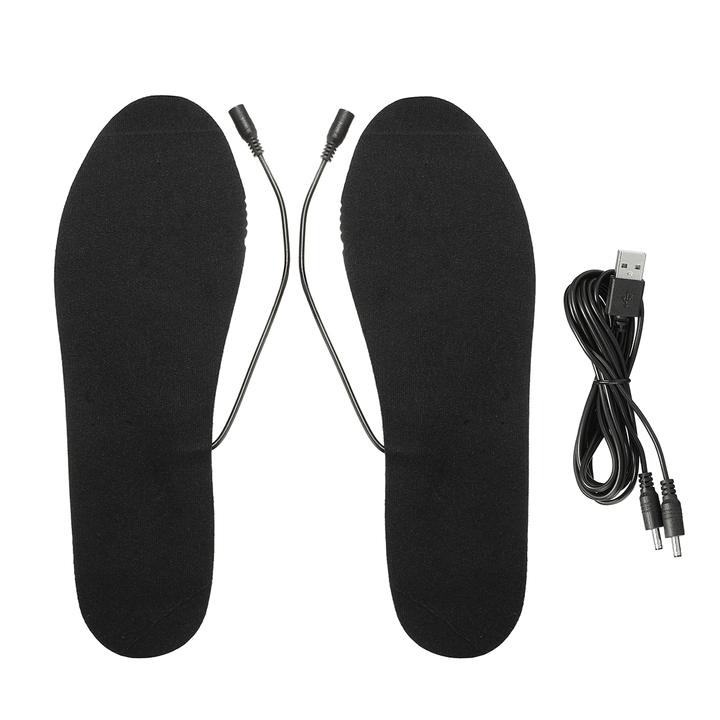USB Electric Heated Shoe Insoles Foot Warmer Heater Feet Socks Boot Pad Winter - Trendha