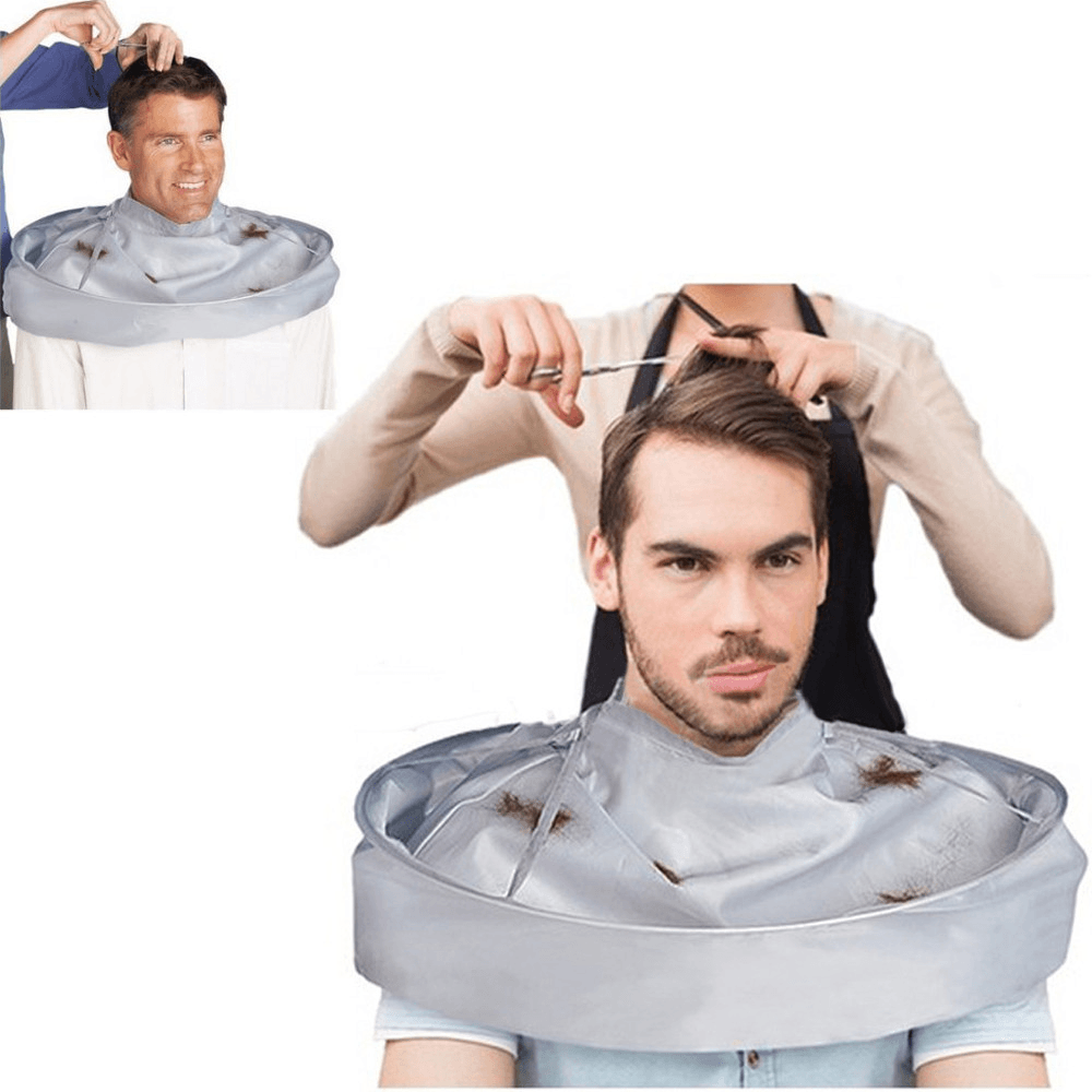 Hair Warp DIY Hair Cutting Cloak Umbrella Cape Salon Barber Home Hairdressing Cape Cover Cloth - Trendha