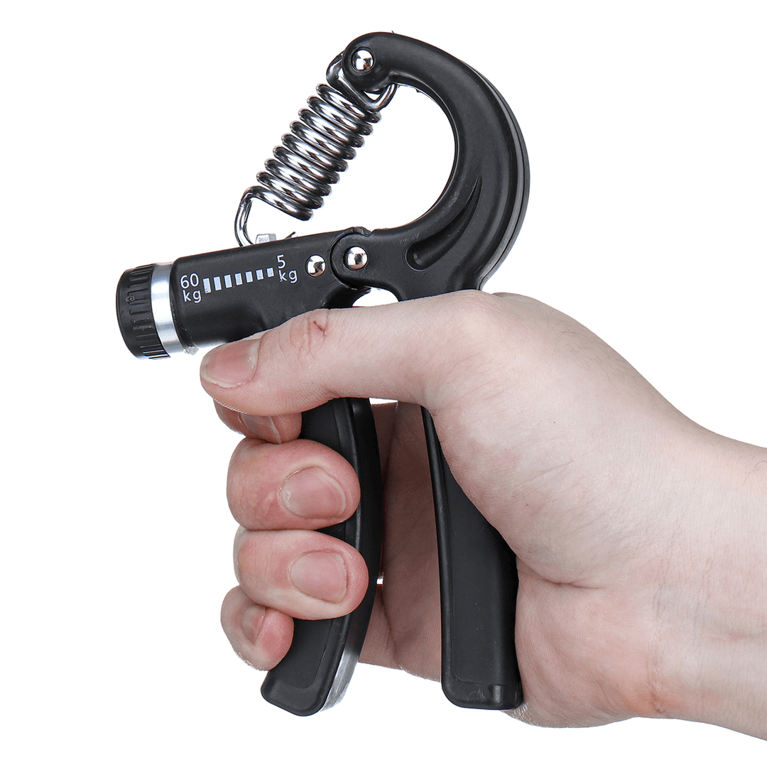 5Pcs Hand Gripper Strengthener Set Wrist Finger Forearm Exercise Tools Resistance Grip Ball - Trendha