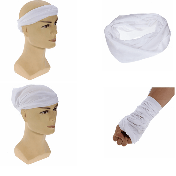 Multi-Function Unisex Bandanas Head Wrap Scarf Wrist Band Hat Men Women 9 Colors - Trendha