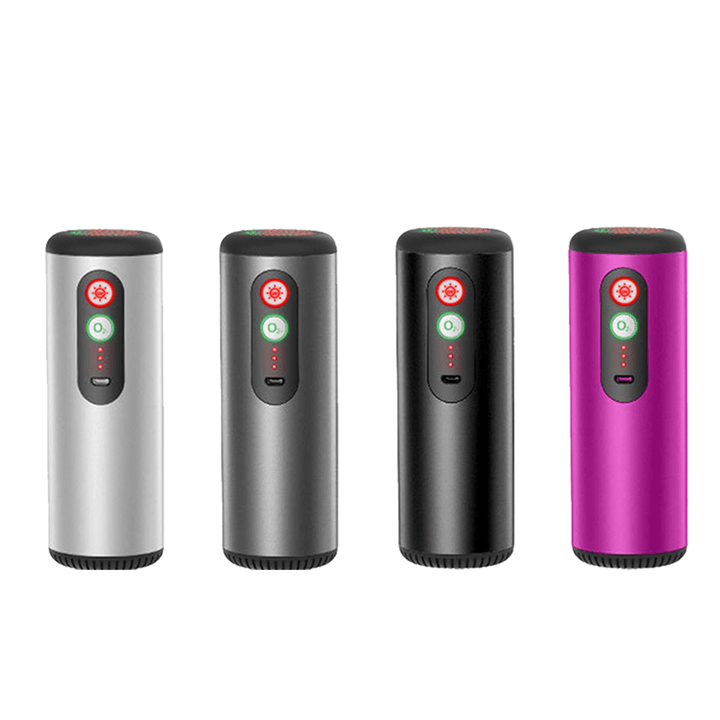 USB Portable Mini Car Air Purifier Negative Ion Fresh Air Anion Infrared Sensor UV Disinfection Lamp for Car Home Office - Trendha
