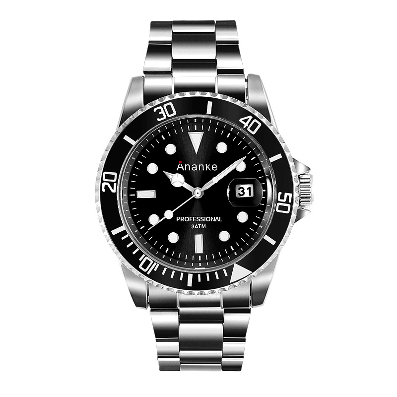 Ananke AN17 Business Style Full Steel Men Wrist Watch Waterproof Quartz Watches - Trendha