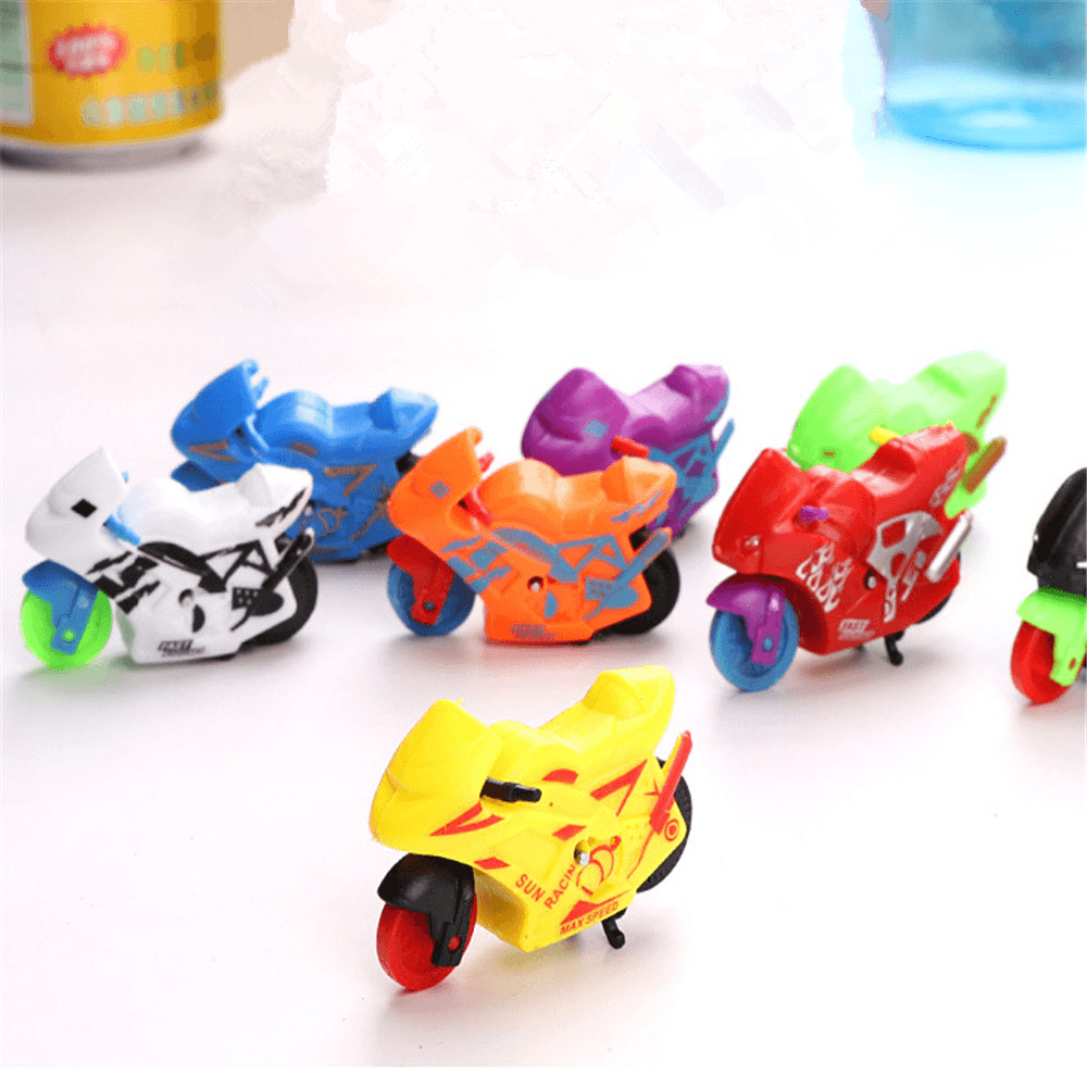 Simulation Pull Back Motorcycle Cool Inertia Motorcycle Trolley Kids Gift Toys - Trendha
