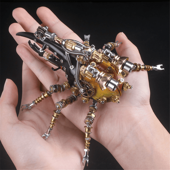MACHINE PLANET DIY Mechanical Variation Insect Series Jigsaw Puzzle Model Creative Crafts Collection Holiday Gifts for Men and Children Indoor Toys - Trendha