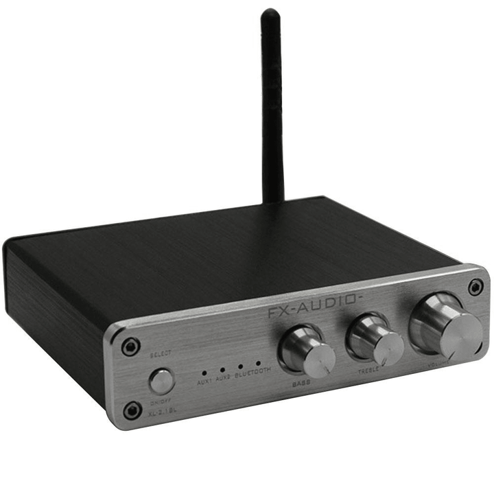 Fx-Audio XL-2.1BL TPA3116 High Power 2.1 Channel Bluetooth 4.0 Digital Audio Subwoofer Amplifier Input RCA/AUX/BT 50W*2+100W - Trendha