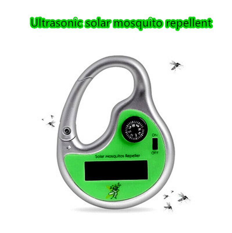Portable Solar Charging Ultrasonic Electronic Mosquito Repellent - Trendha