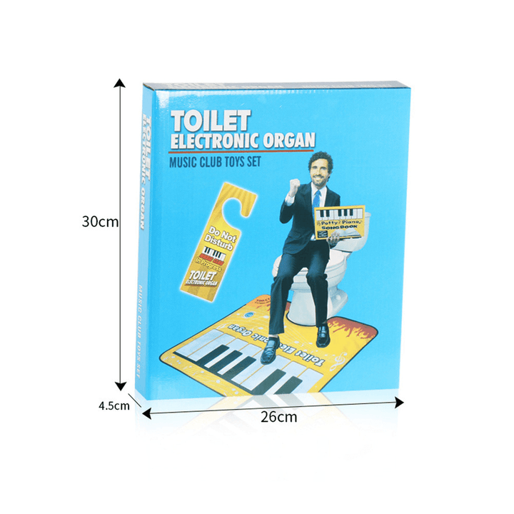 Touch Play Keyboard Music Singing Toilet Carpet Mat Adult Children Fun Casual Decompression Toy Piano Blanket - Trendha