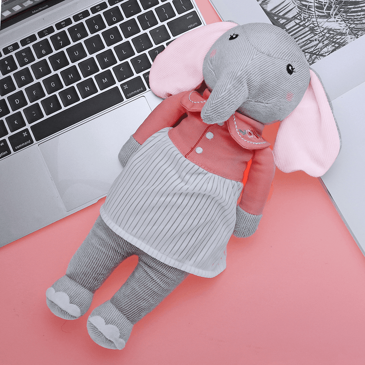 12.5 Inch Metoo Elephant Doll Plush Sweet Lovely Kawaii Stuffed Baby Toy for Girls Birthday - Trendha