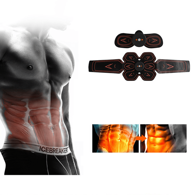 Charging Smart Wireless Abdominal Muscles Muscle Training Lazy Abdominal Fitness Belt - Trendha