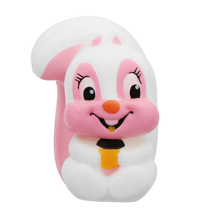 Squishy Squirrel Kawaii Animal Slow Rising Toy 12Cm Cartoon Doll Gift Collection - Trendha