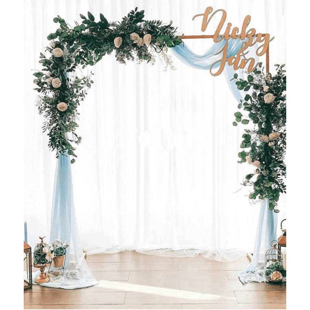 Square Metal Arch Wedding Party Bridal Prom Garden Floral Decoration Party Supplies Decorations - Trendha