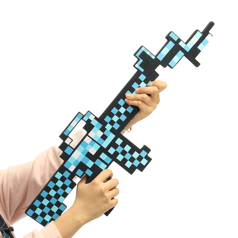 EVA Mosaic Military Model Diamond Sword for Kids Children Christams Creative Gift Safety Toys - Trendha